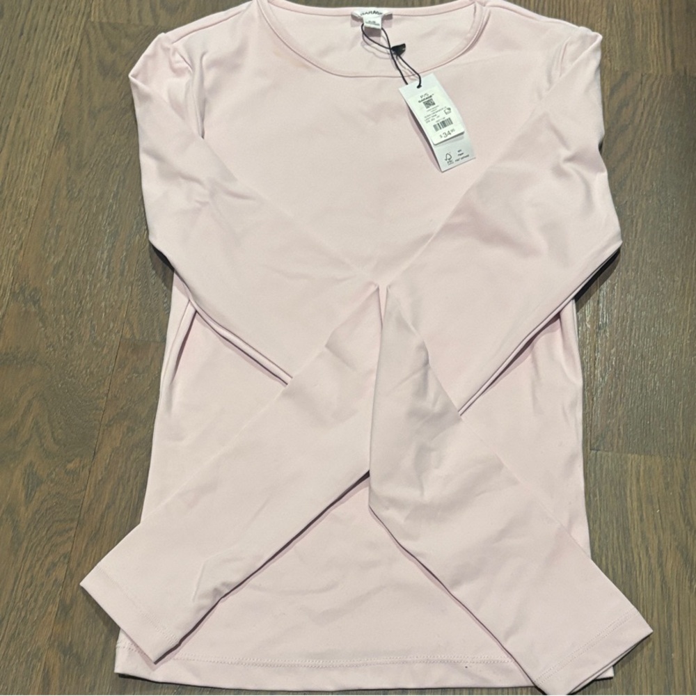 Garage Light Pink Long Sleeve Tee